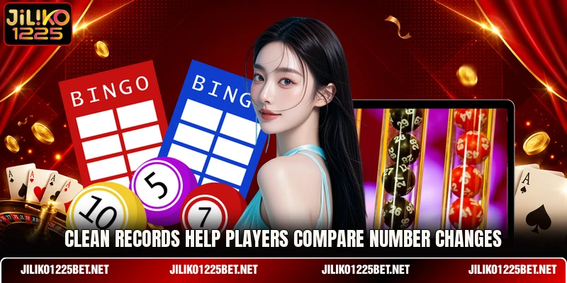 Clean records help players compare number changes Clean records help players compare number changes