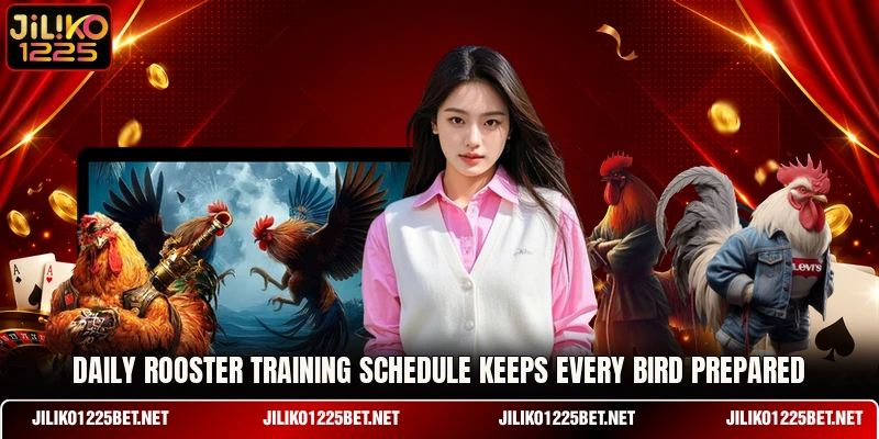 Daily rooster training schedule keeps every bird prepared Daily rooster training schedule keeps every bird prepared