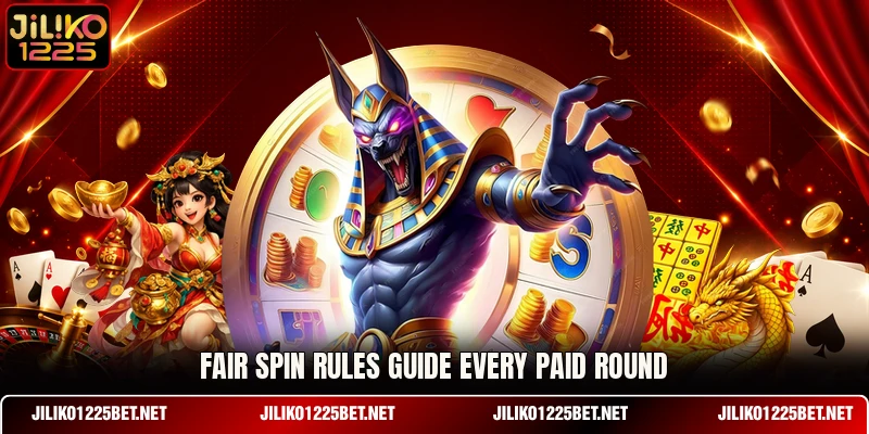 Fair spin rules guide every paid round Fair spin rules guide every paid round