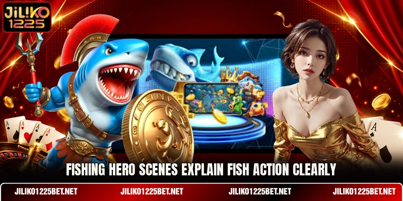 Fishing Hero scenes explain fish action clearly Fishing Hero scenes explain fish action clearly