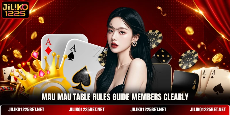 Mau Mau table rules guide members clearly Mau Mau table rules guide members clearly