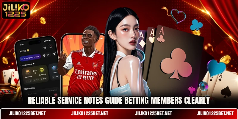 Reliable service notes guide betting members clearly Reliable service notes guide betting members clearly